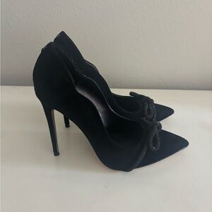 Sam Edelman Black Bow Heels